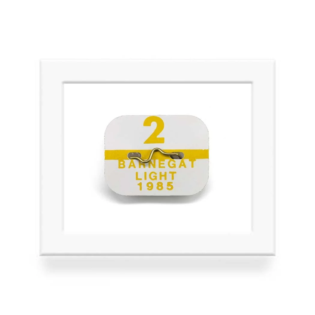 LBI - Barnegat Light (1985) NJ Beach Badge Print by CRC — c r c